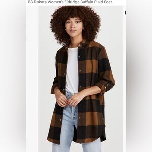 BB Dakota Women’s buffalo plaid jacket size M